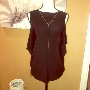 Dressy black JLO top